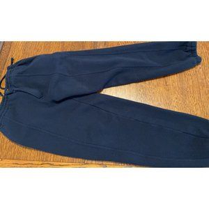 Boys Size L 10/12 Black Sweatpants with zipper and button Closure, Honors Brand